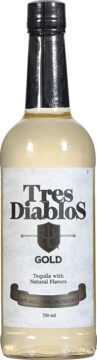 slide 9 of 11, Tres Diablos Gold Tequila 750 ml, 750 ml