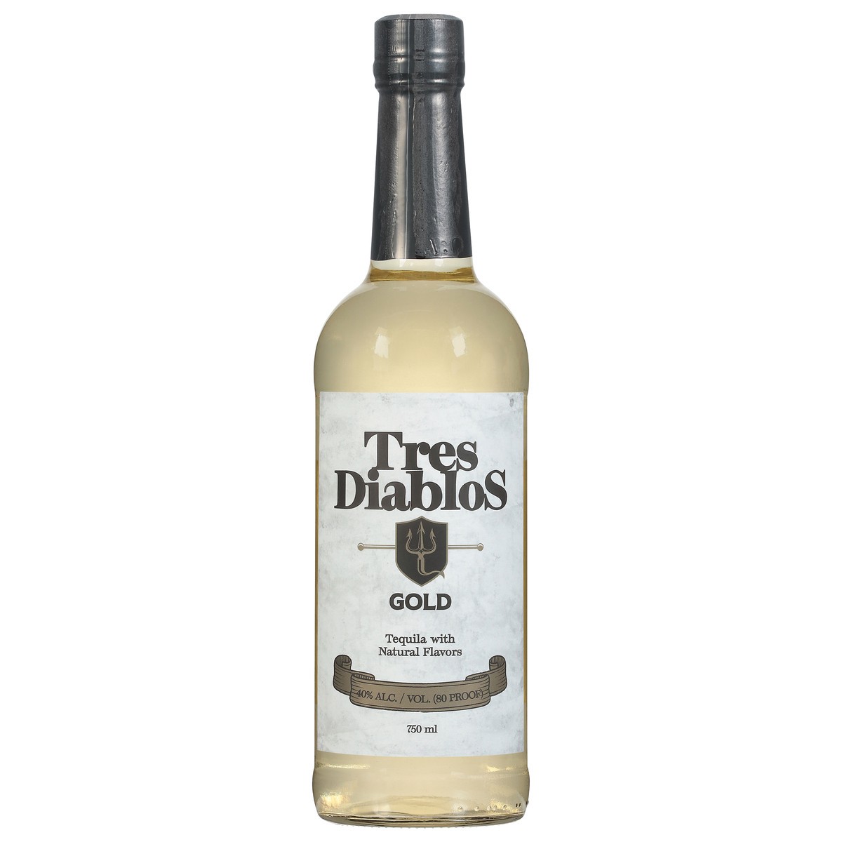 slide 10 of 11, Tres Diablos Gold Tequila 750 ml, 750 ml
