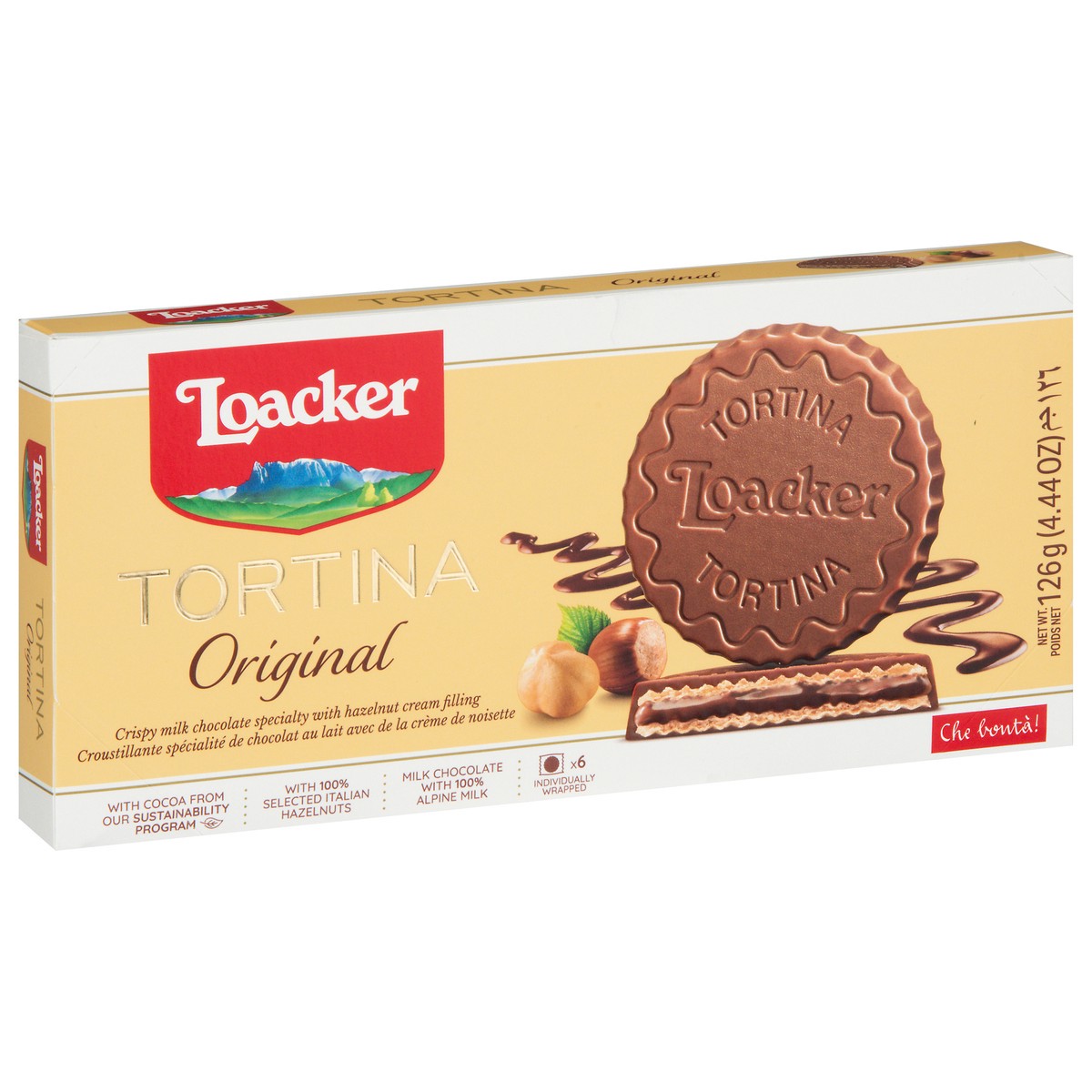 slide 14 of 14, Loacker Original Tortina 6 ea, 4.44 oz