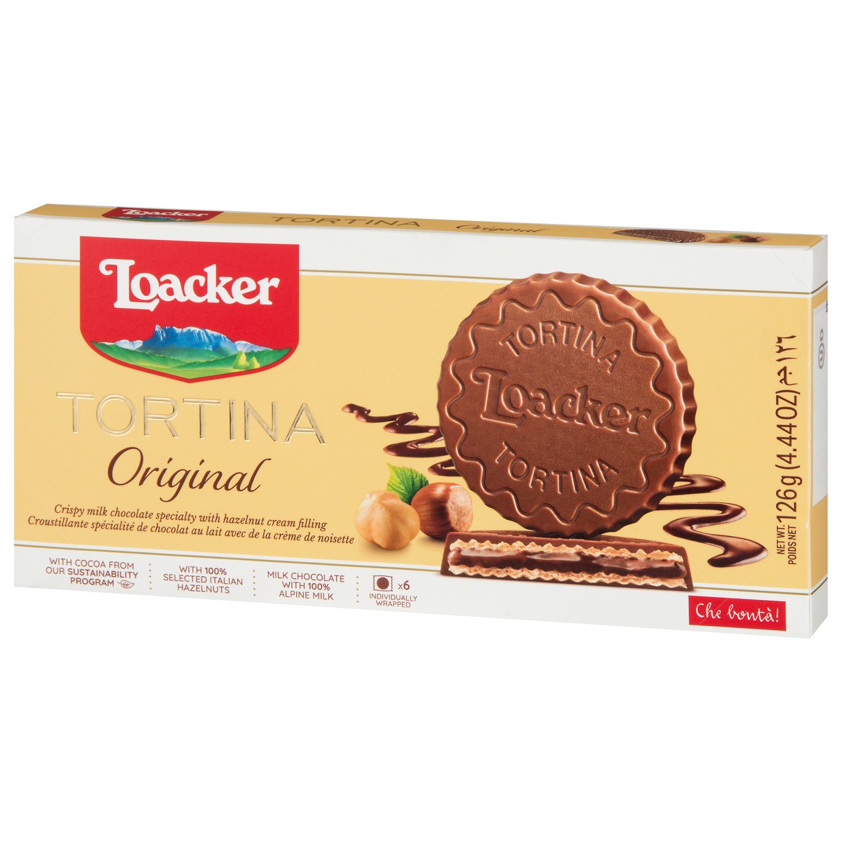 slide 8 of 14, Loacker Original Tortina 6 ea, 4.44 oz