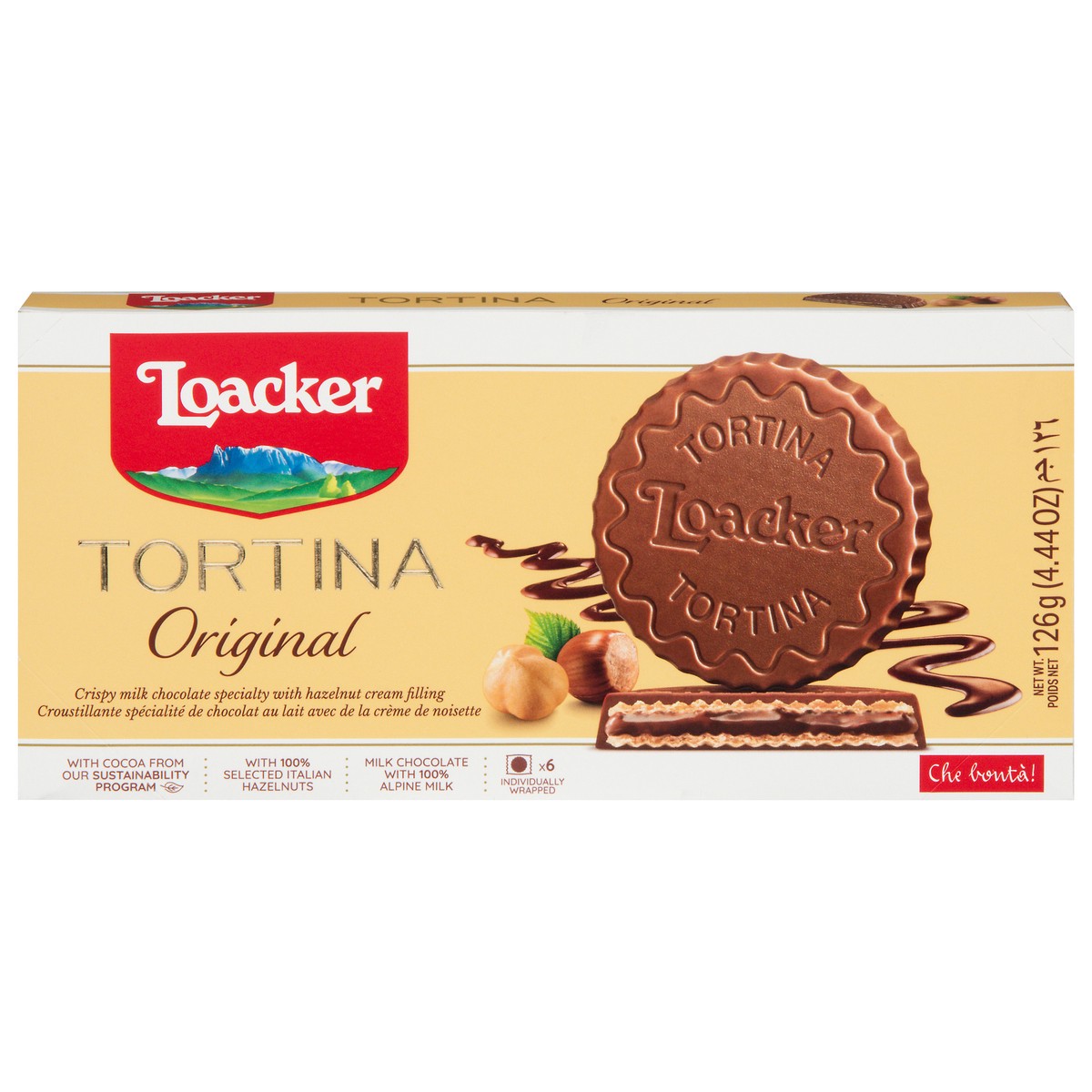 slide 5 of 14, Loacker Original Tortina 6 ea, 4.44 oz