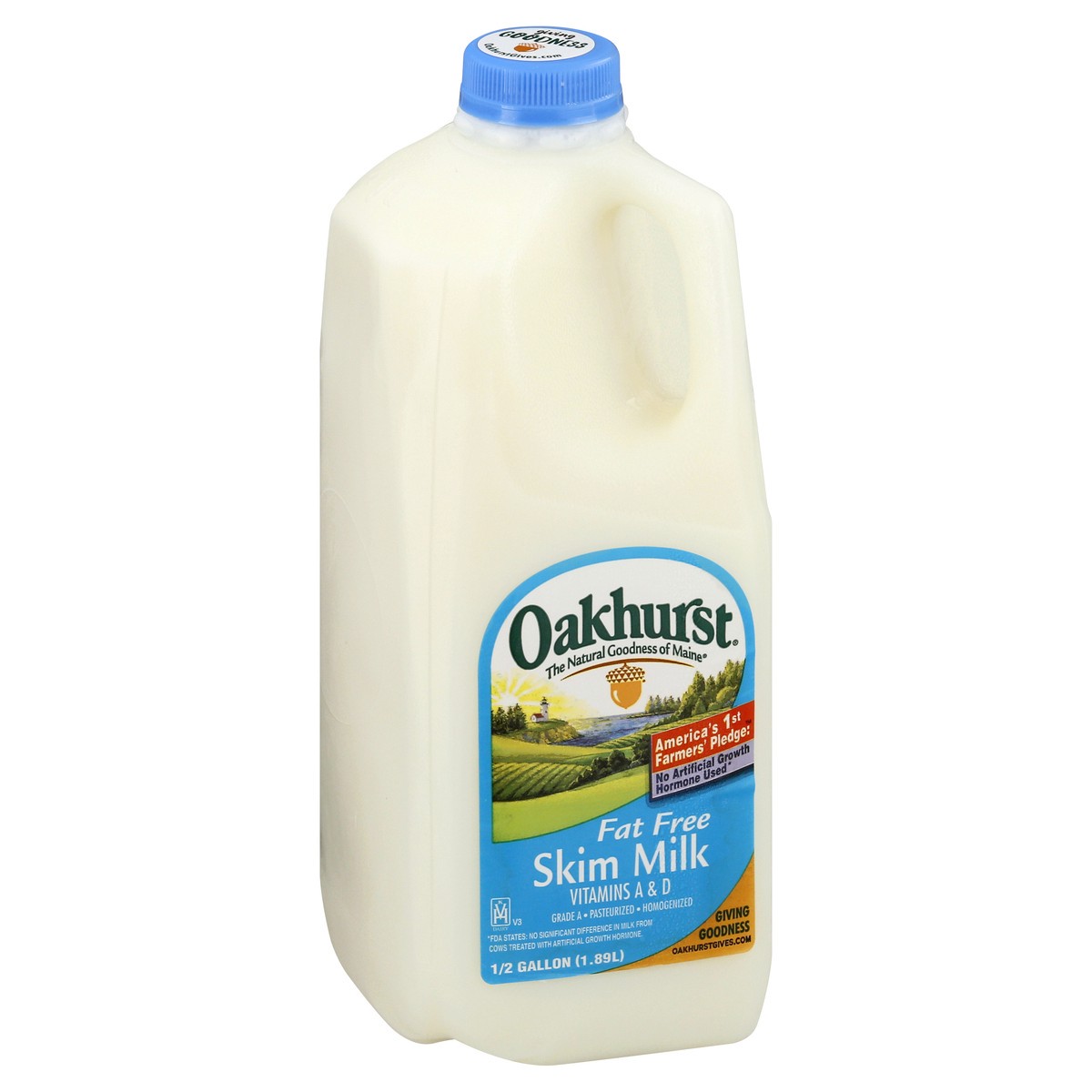 slide 4 of 13, Oakhurst Milk Fat Free Uht- 64 fl oz, 64 fl oz