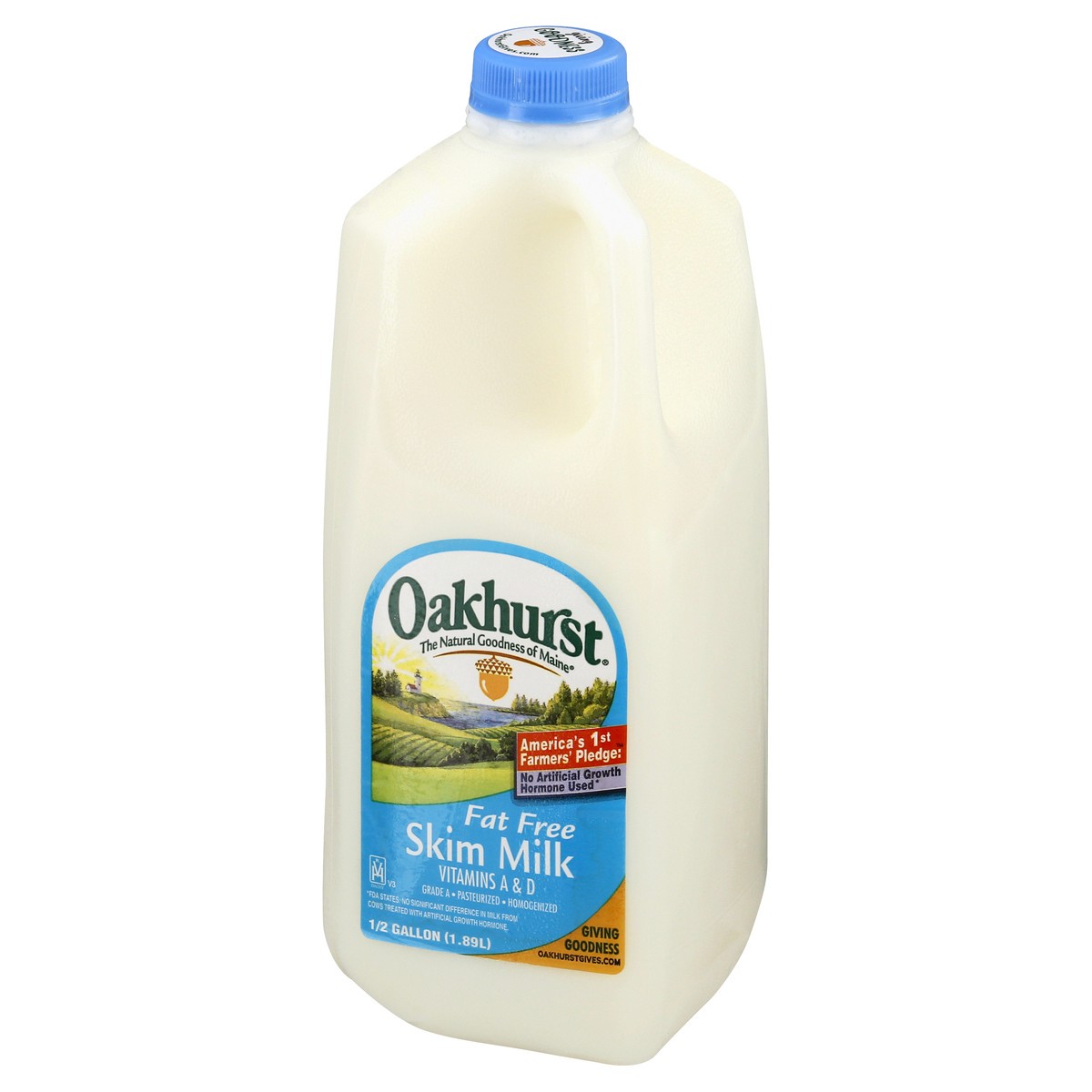 slide 9 of 13, Oakhurst Milk Fat Free Uht- 64 fl oz, 64 fl oz