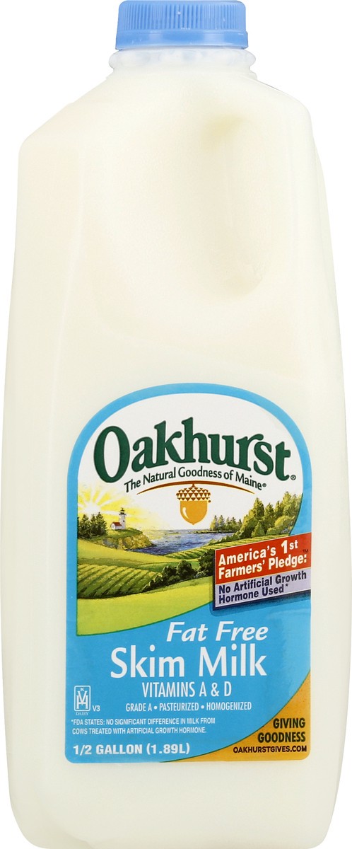 slide 1 of 13, Oakhurst Milk Fat Free Uht- 64 fl oz, 64 fl oz