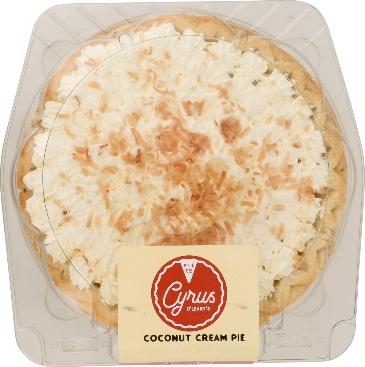 slide 11 of 12, Cyrus O'Leary's Pie Co Coconut Cream Pie 29 oz, 29 oz