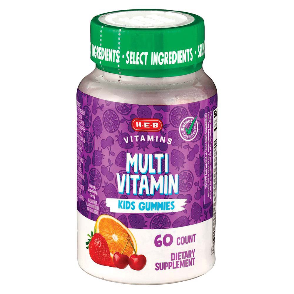 slide 1 of 1, H-E-B Select Ingredients Children's Multivitamin Gummy, 60 ct