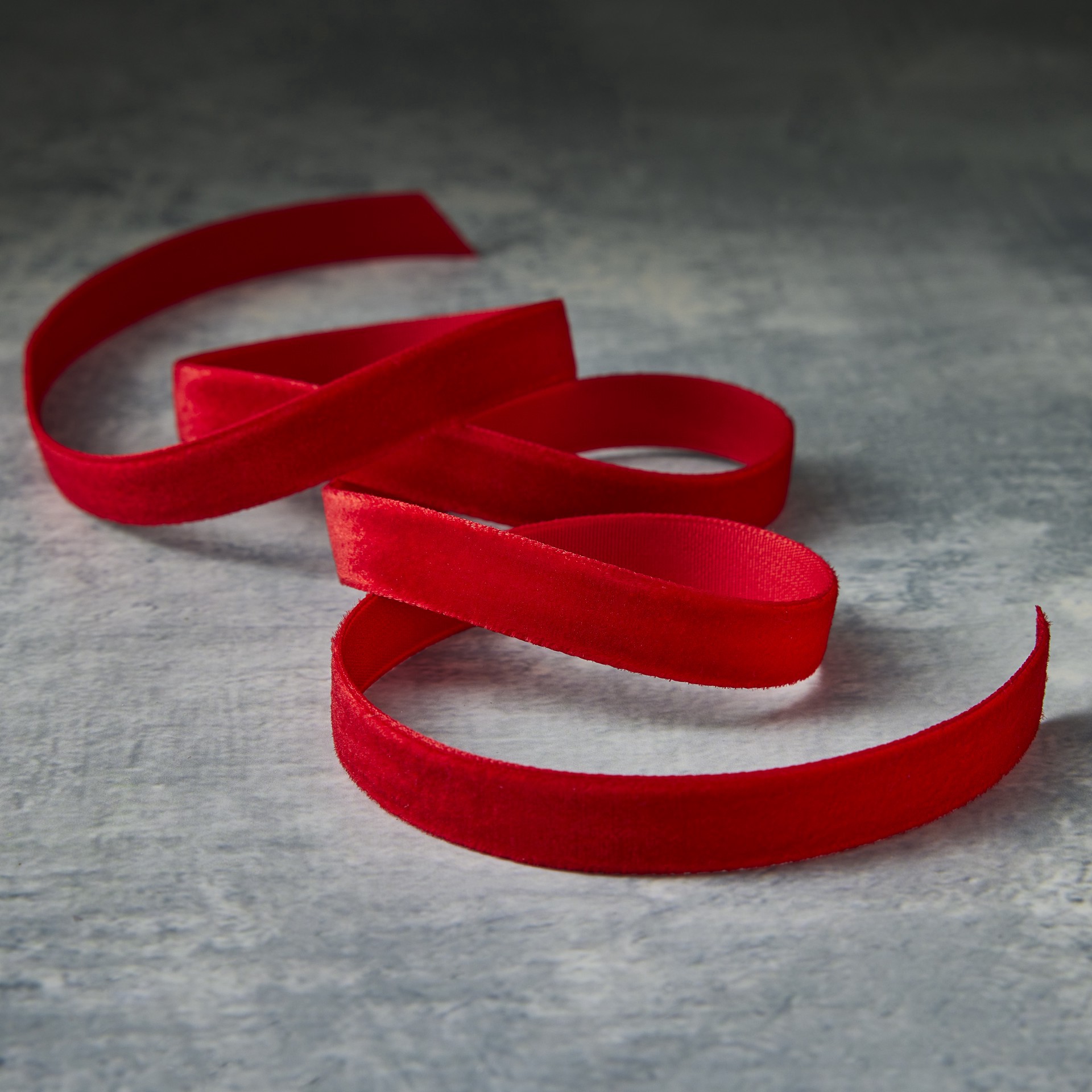 slide 2 of 2, 3/8" X 3yd. Velvet Ribbon By Celebrate It Classic, 3/8 in x 3 yd