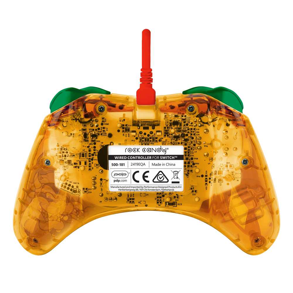 slide 3 of 6, PDP Rock Candy™ Wired Controller: Lemon Bomb Bowser For Nintendo Switch, 1 ct