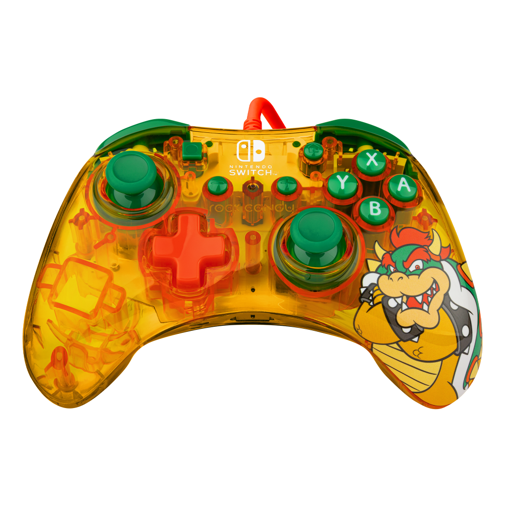 slide 6 of 6, PDP Rock Candy™ Wired Controller: Lemon Bomb Bowser For Nintendo Switch, 1 ct