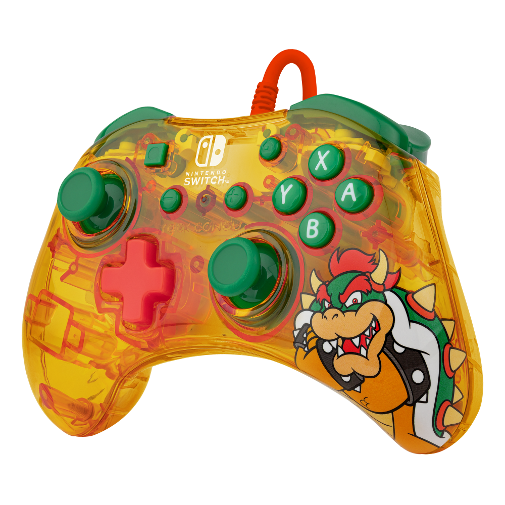 slide 4 of 6, PDP Rock Candy™ Wired Controller: Lemon Bomb Bowser For Nintendo Switch, 1 ct
