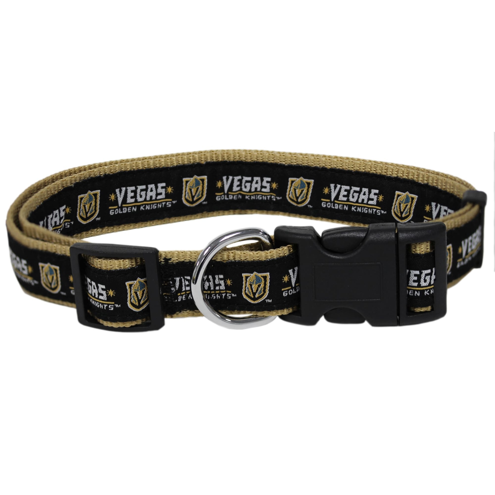 slide 1 of 1, Pets First NHL Las Vegas Golden Knights Collar, MED