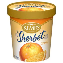 Kemps Fat Free Orange Sherbet 1 pt