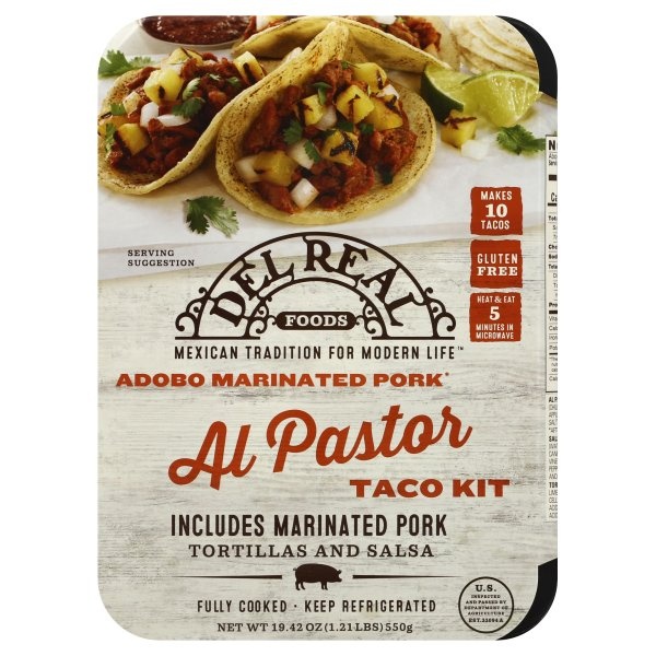 slide 1 of 1, Del Real Foods Taco Kit 19.42 oz, 19.42 oz