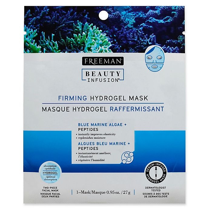 slide 1 of 1, Freeman Beauty Infusion Firming Hydrogel Mask with Blue Marine Algae & Peptides, 1 ct