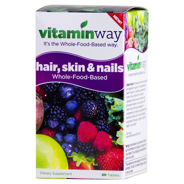 slide 1 of 1, Vitamin Way Hair, Skin & Nails, 60 ct