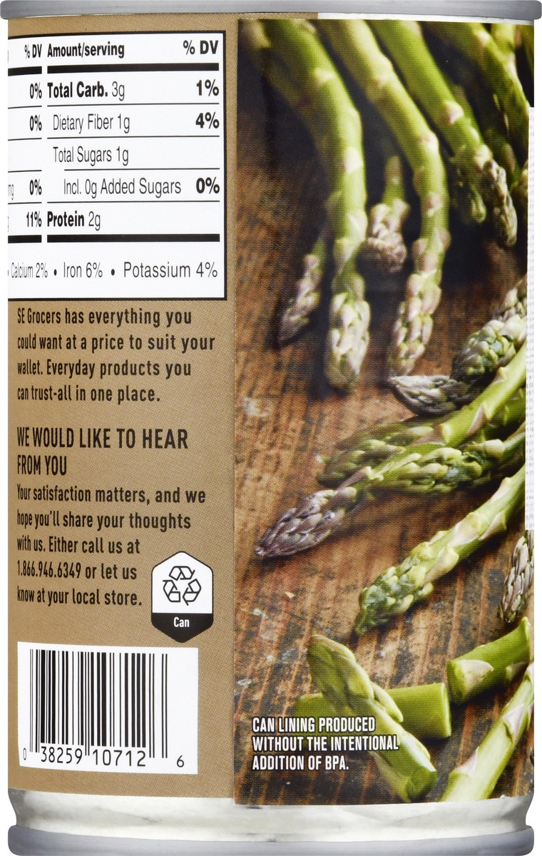 slide 6 of 11, SE Grocers Asparagus Spears Cut, 14.5 oz