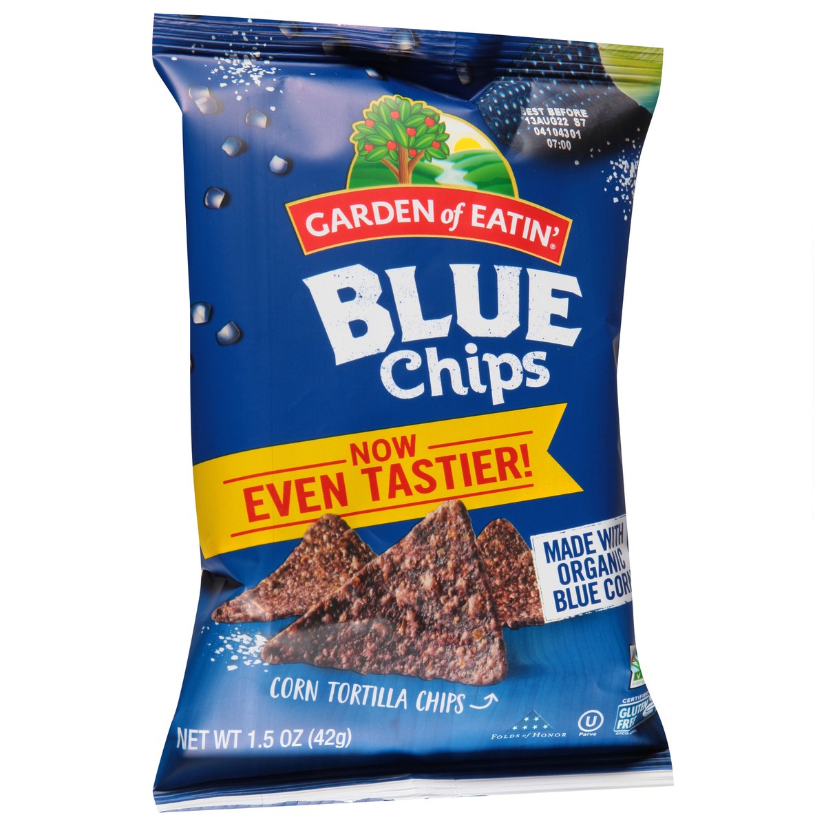 slide 6 of 8, Garden of Eatin' Blue Chips Corn Tortilla Chips 1.5 oz, 1.5 oz