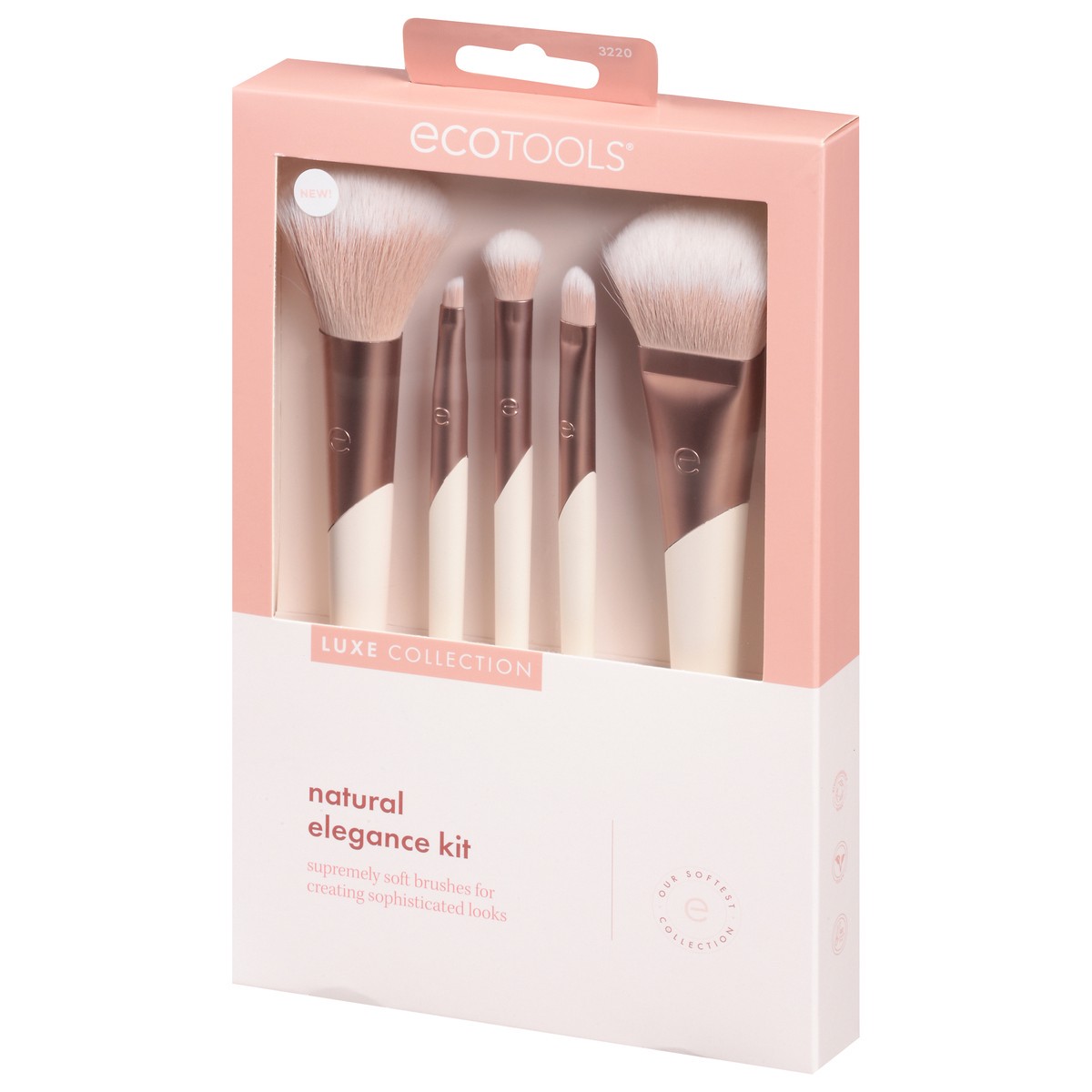 slide 5 of 10, EcoTools Luxe Collection Natural Elegance Kit Brushes 1 ea, 1 ct