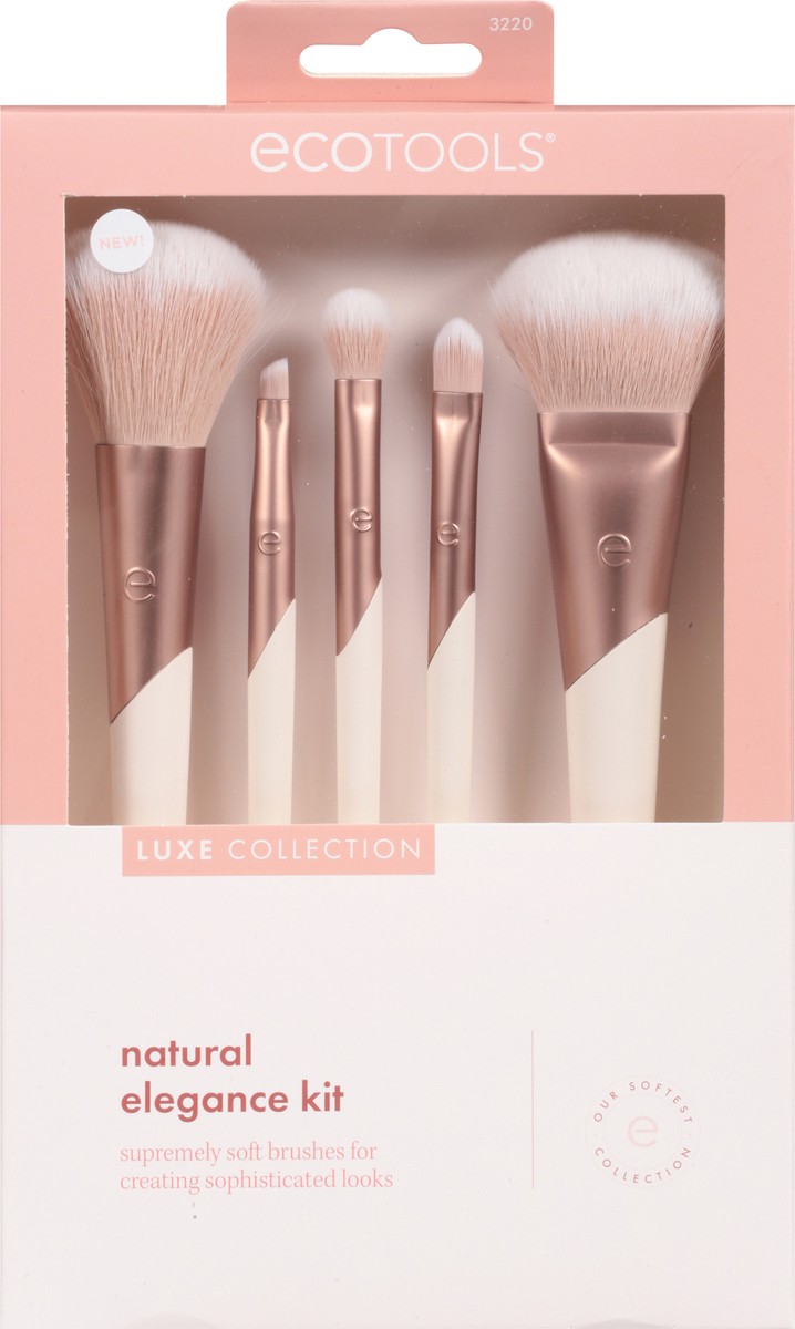 slide 2 of 10, EcoTools Luxe Collection Natural Elegance Kit Brushes 1 ea, 1 ct