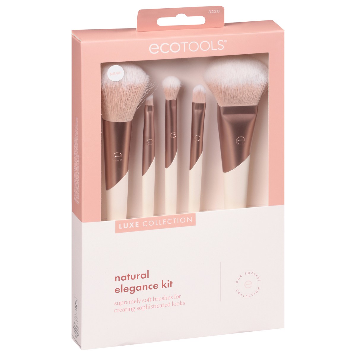 slide 6 of 10, EcoTools Luxe Collection Natural Elegance Kit Brushes 1 ea, 1 ct