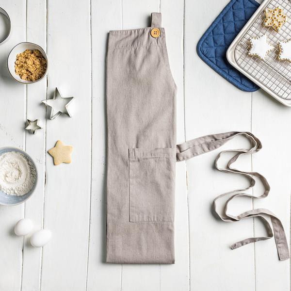 slide 1 of 1, Hy-Vee Seasons Stonewash Apron In Chateau Gray, 1 ct
