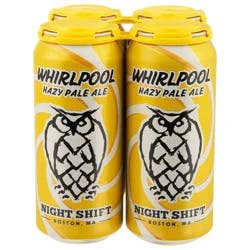 Night Shift Brewing Whirlpool Hazy Pale Ale Beer - 4 - 1 pt Cans