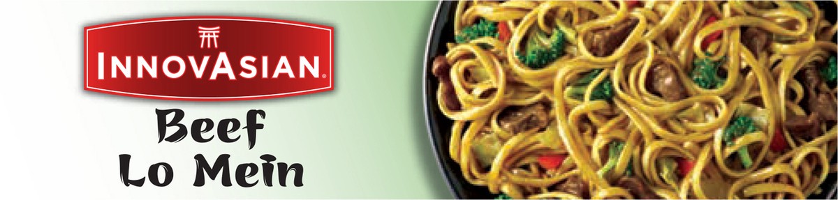 slide 11 of 14, InnovAsian Beef Lo Mein (Frozen), 16 oz