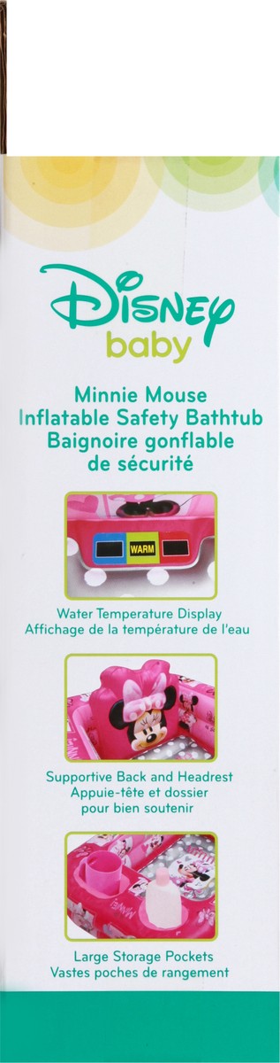 slide 3 of 9, Disney Baby Minnie Mouse Inflatable Safety Bathtub 1 ea, 1 ct