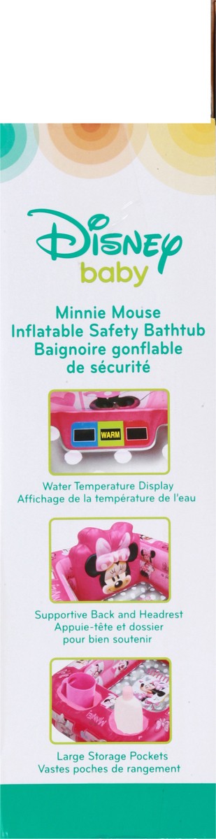 slide 8 of 9, Disney Baby Minnie Mouse Inflatable Safety Bathtub 1 ea, 1 ct