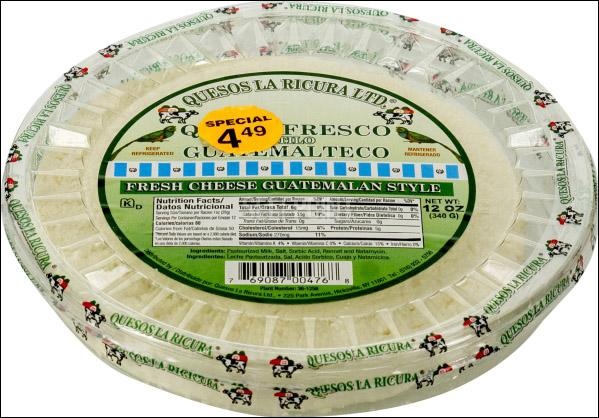 slide 1 of 1, La Ricura Queso Fresco Guatemalteco, 12 oz