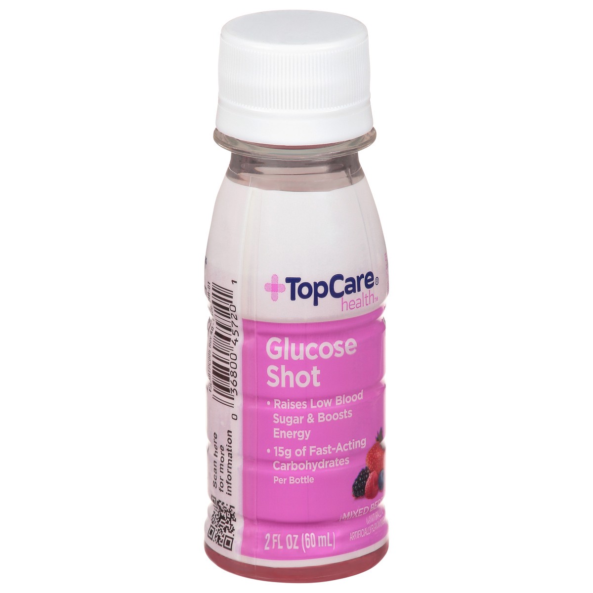 slide 13 of 15, TopCare Health Mixed Berry Glucose Shot - 2 fl oz, 2 fl oz