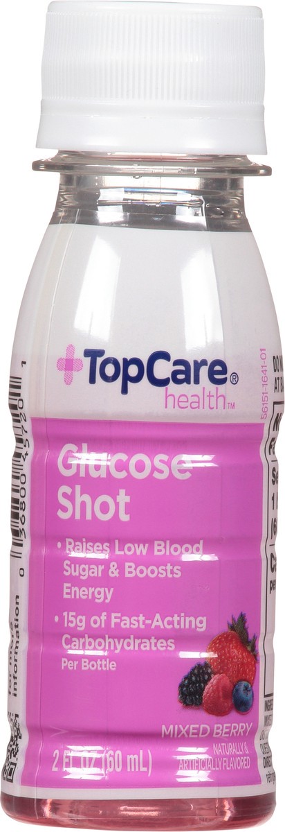 slide 3 of 15, TopCare Health Mixed Berry Glucose Shot - 2 fl oz, 2 fl oz