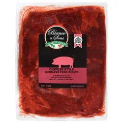 Bianco & Sons Chinese Style Boneless Pork Strips 20 oz
