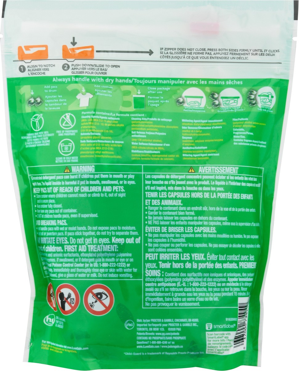 slide 5 of 9, Gain Flings! 3-in-1 Original Detergent 24 ea, 24 ct