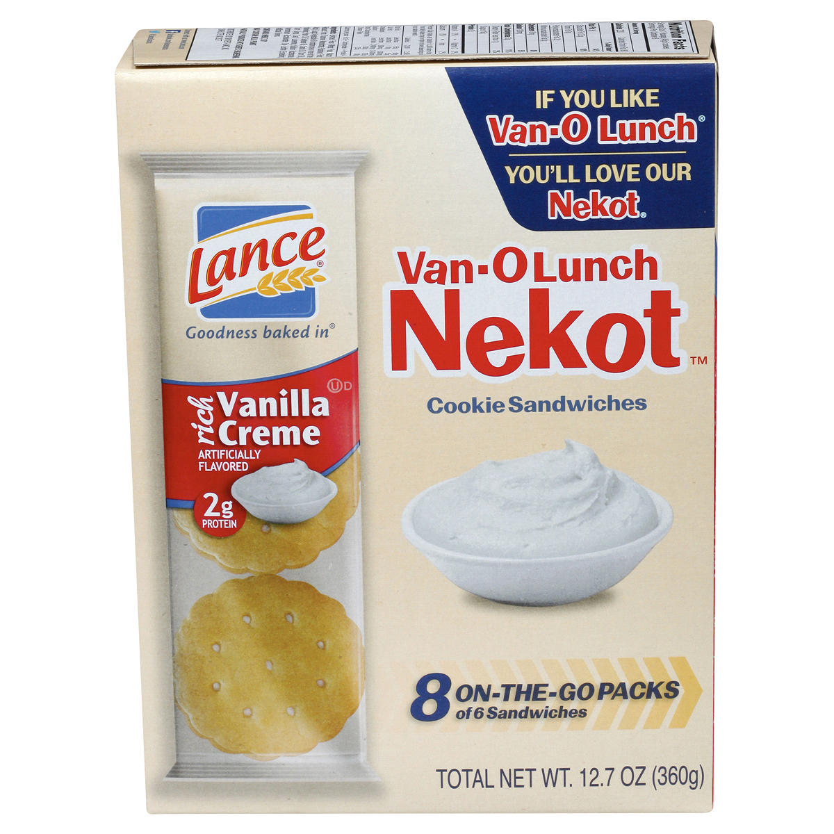 slide 5 of 8, Lance Van-O Lunch Nekot, 8 ct