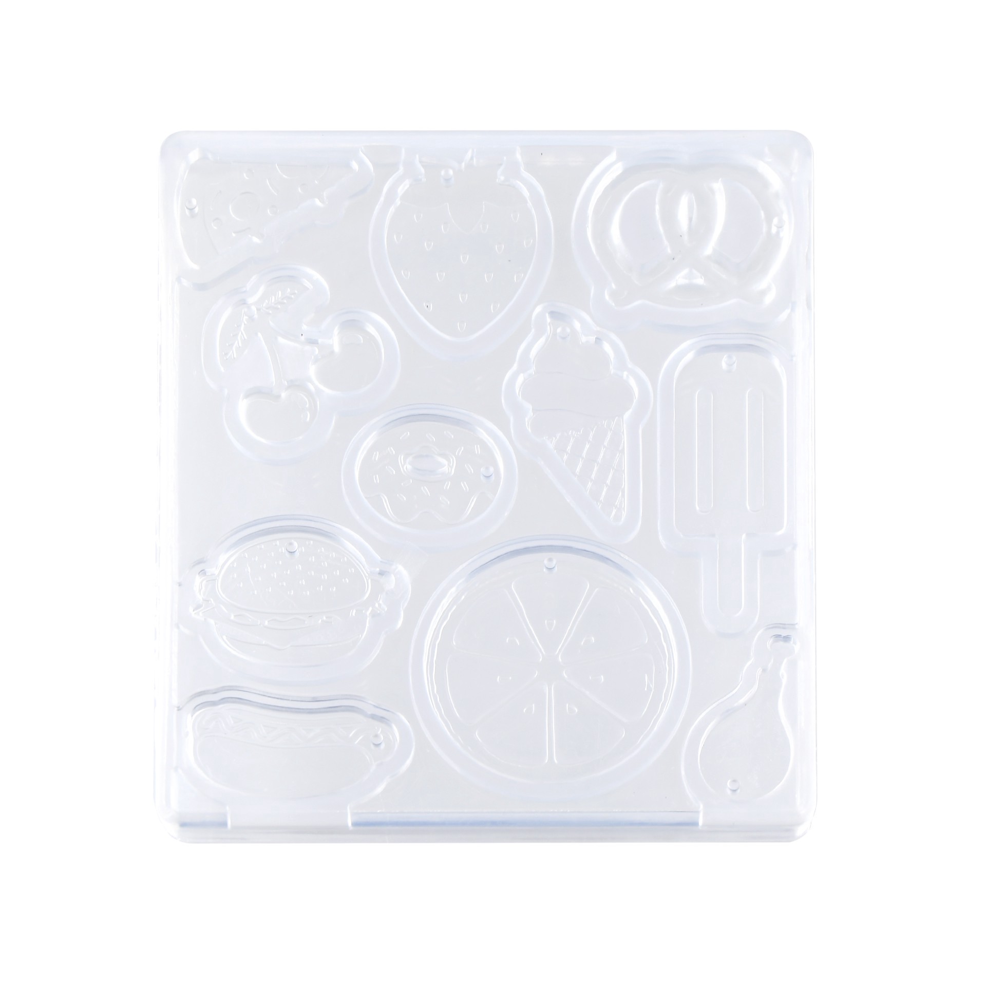 slide 2 of 5, Blue Moon Studio Uv Resin Craft Food Shapes Mold, 3 in x 3.5 in