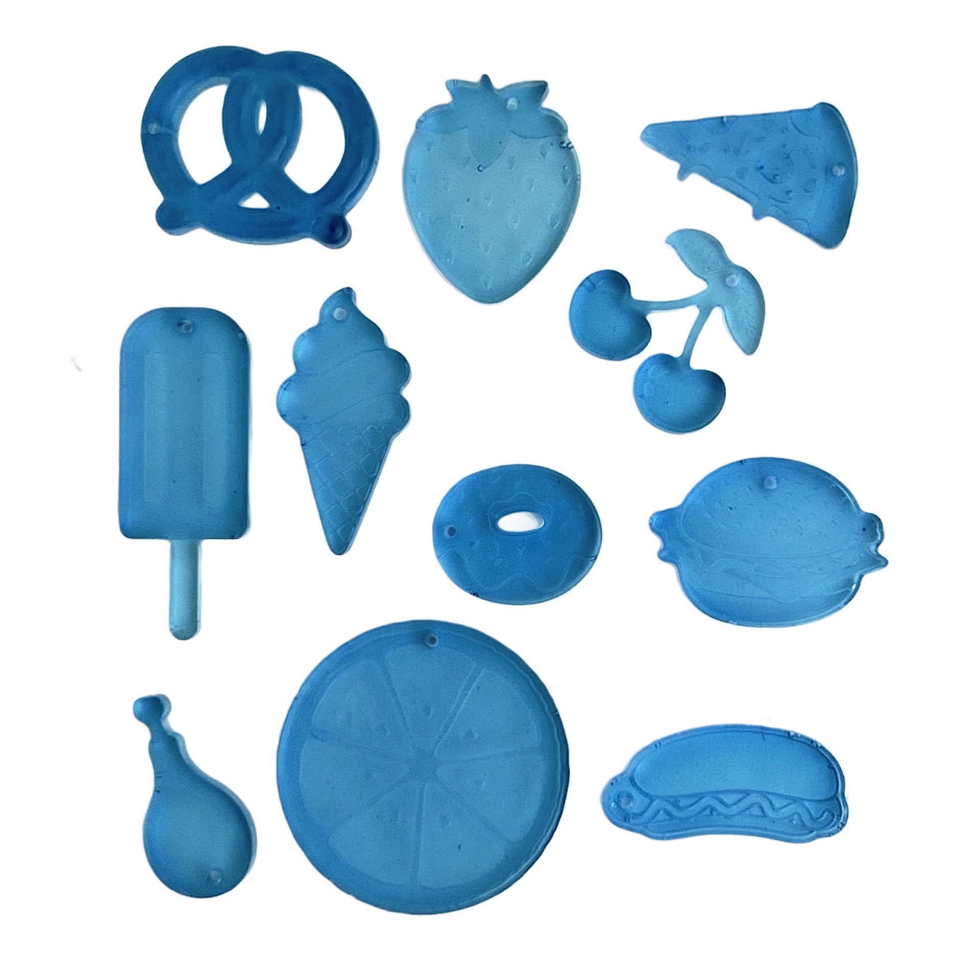 slide 4 of 5, Blue Moon Studio Uv Resin Craft Food Shapes Mold, 3 in x 3.5 in