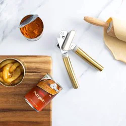 Hy-Vee Seasons Can Opener In Gold And Chateau Gray