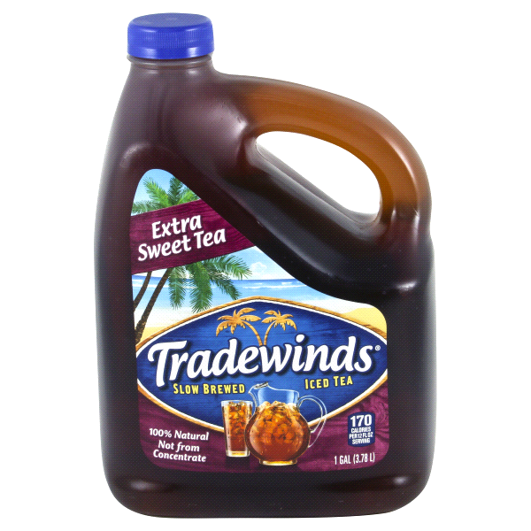 slide 1 of 1, Tradewinds Extra Sweet Tea, Gallon/, 128 oz