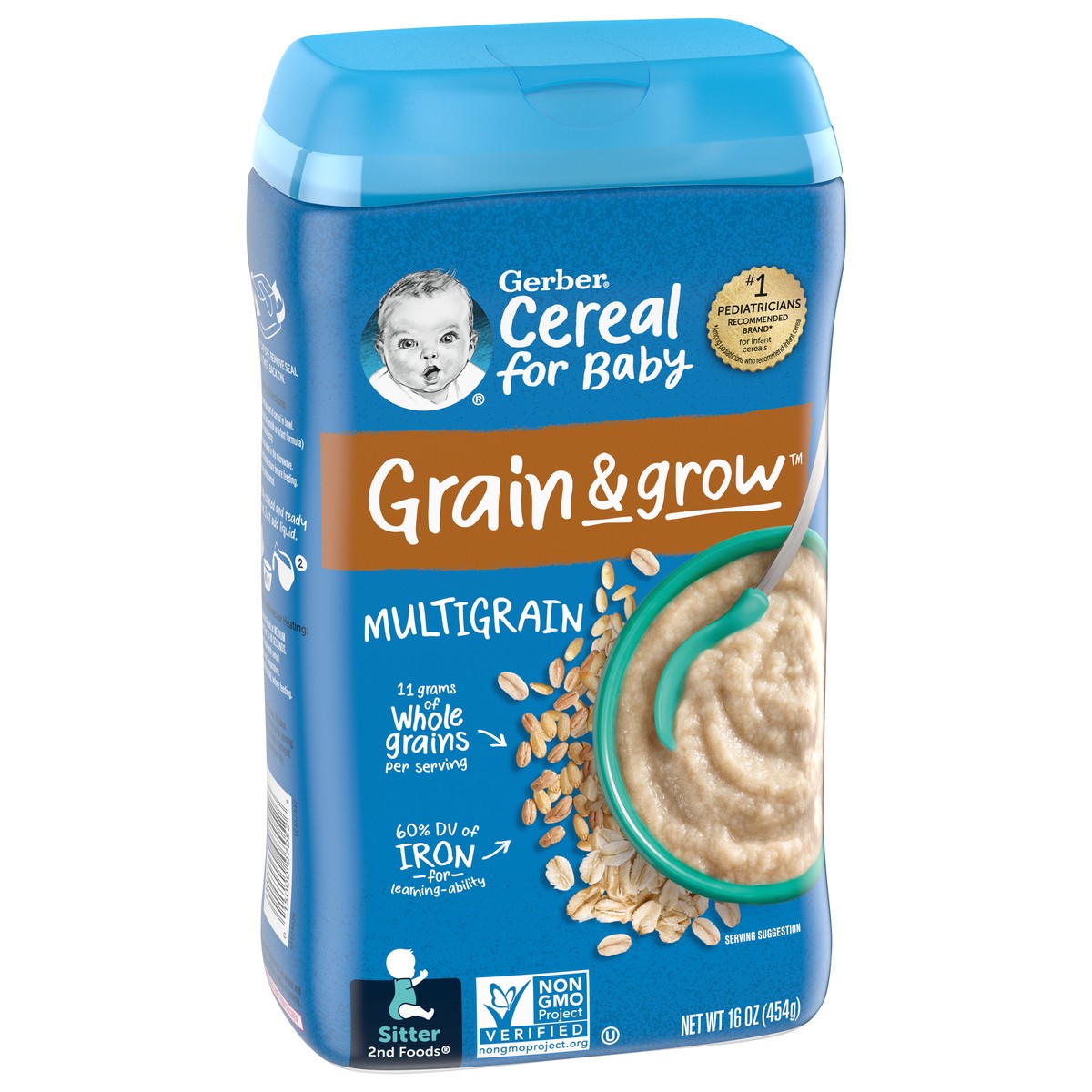 slide 3 of 9, GERBER FOOD Mixed Cereal, 1 ct