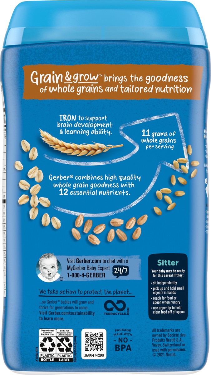 slide 7 of 9, GERBER FOOD Mixed Cereal, 1 ct