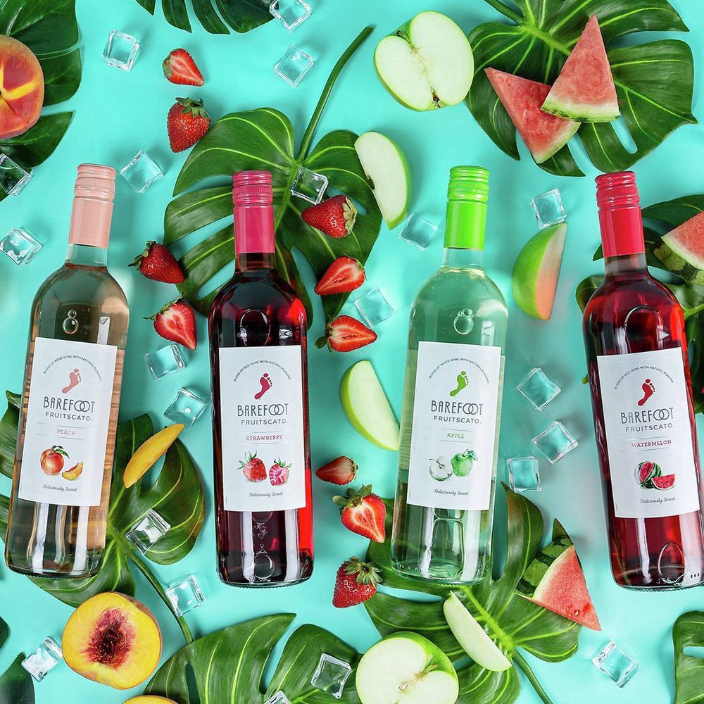 slide 2 of 4, Barefoot Fruit-Scato Watermelon Moscato, 750 ml