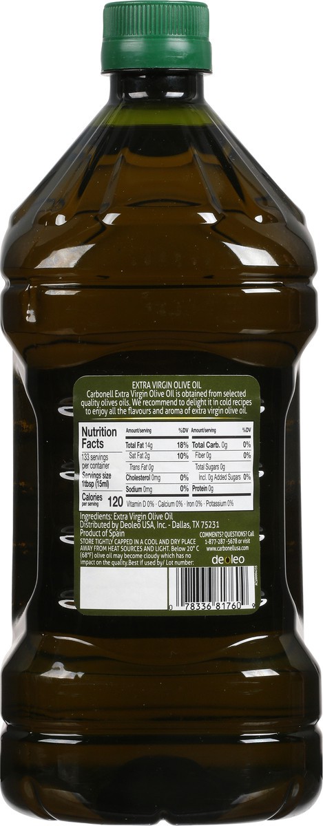 slide 8 of 9, Carbonell Extra Virgin Olive Oil 67.63 fl oz, 67.63 fl oz