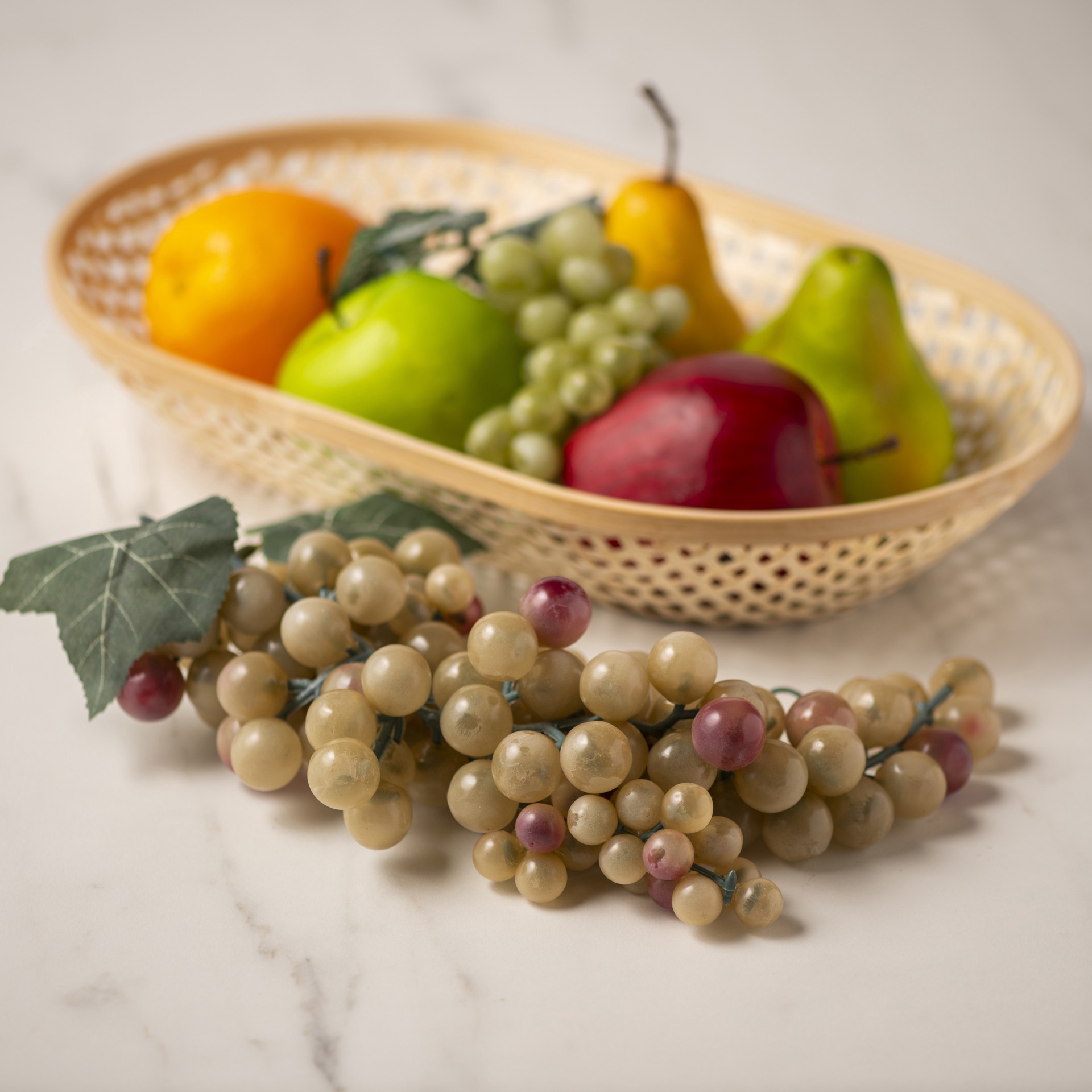 slide 3 of 4, Green & Purple Bunch Of Grapes By Ashland, 14 in