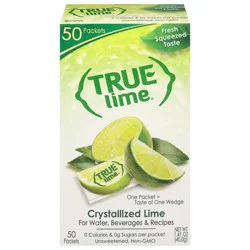 True Lime Crystallized Lime - 50 Packets