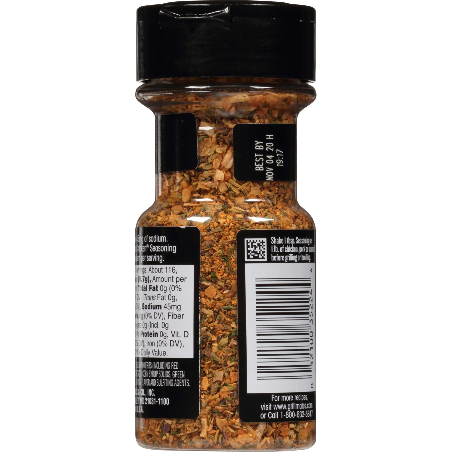 slide 3 of 5, McCormick Grill Mates 25% Less Sodium Montreal Chicken Seasoning, 2.87 oz, 2.87 oz