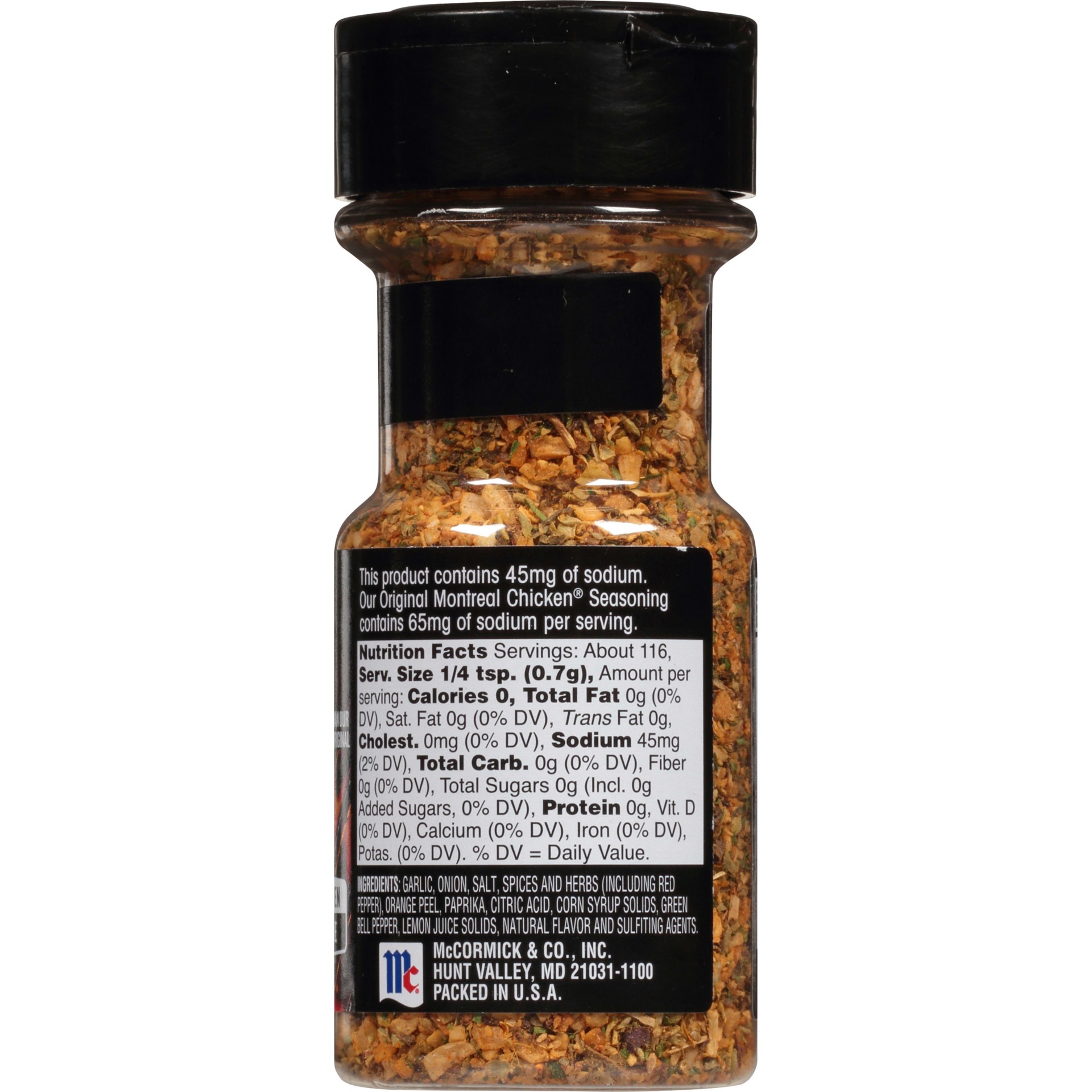 slide 2 of 5, McCormick Grill Mates 25% Less Sodium Montreal Chicken Seasoning, 2.87 oz, 2.87 oz