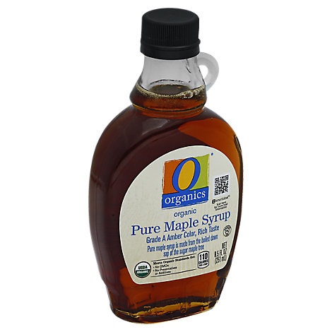 slide 1 of 1, O Organics Organic Syrup 100% Pure Maple, 8.5 fl oz