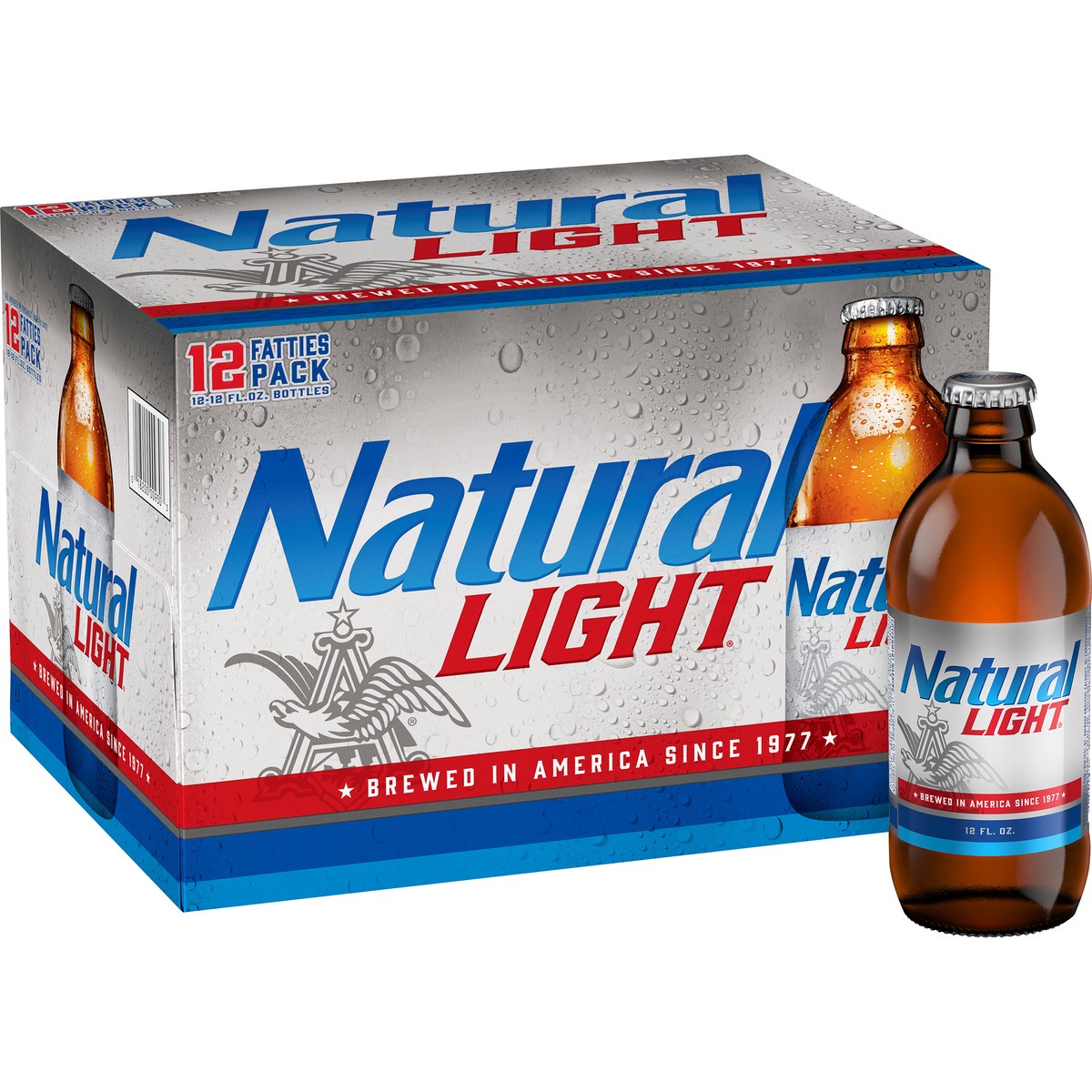 slide 1 of 8, Natural Light Beer, 12 ct; 12 fl oz