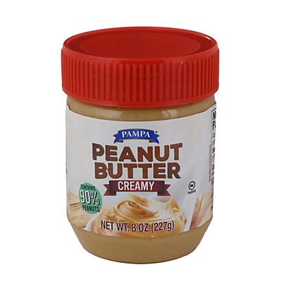 slide 1 of 1, Pampa Peanut Butter Creamy, 8 oz